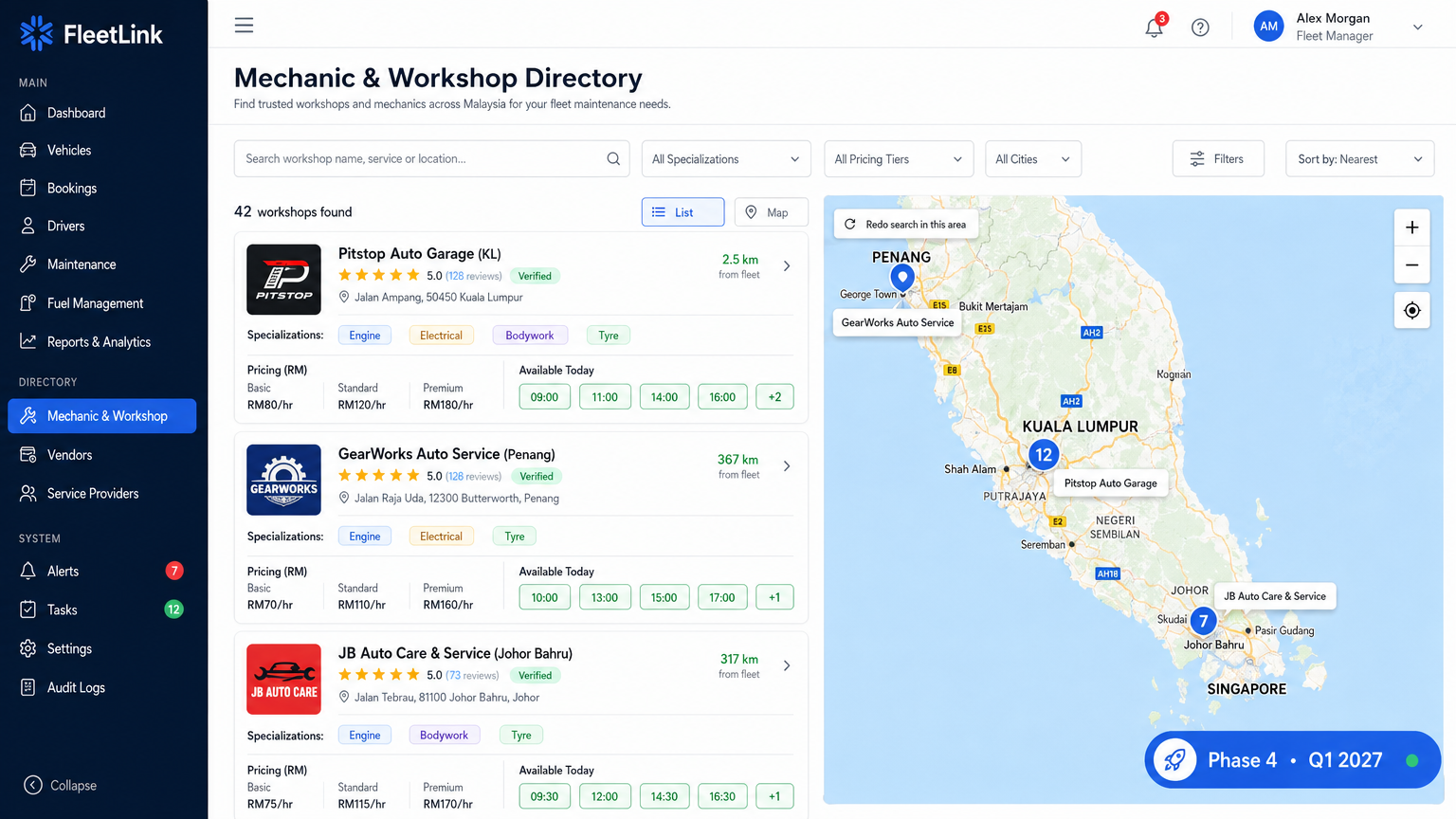 Mechanic & Workshop Directory